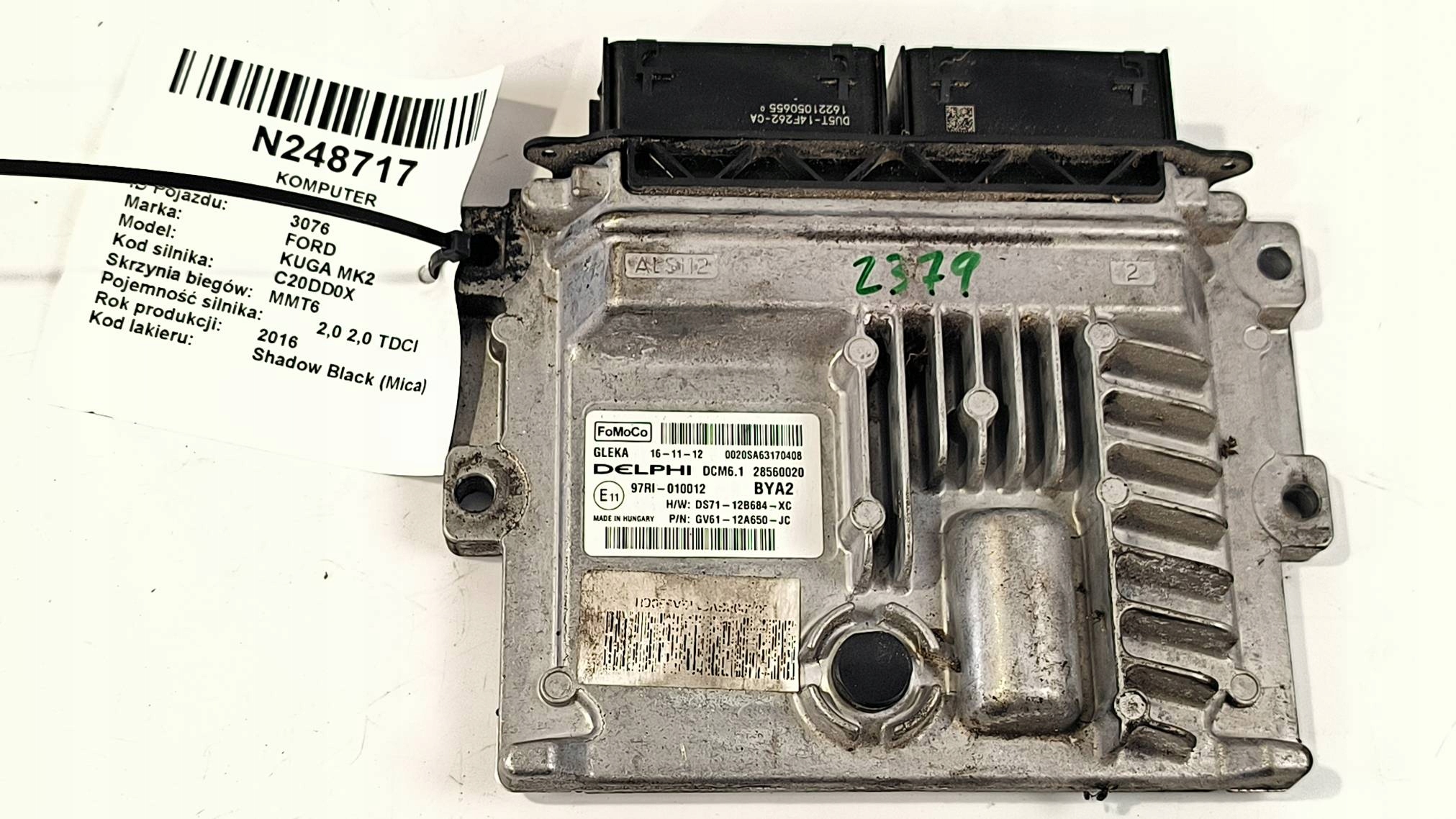 Computer DS71-12B684-XC FORD KUGA MK2