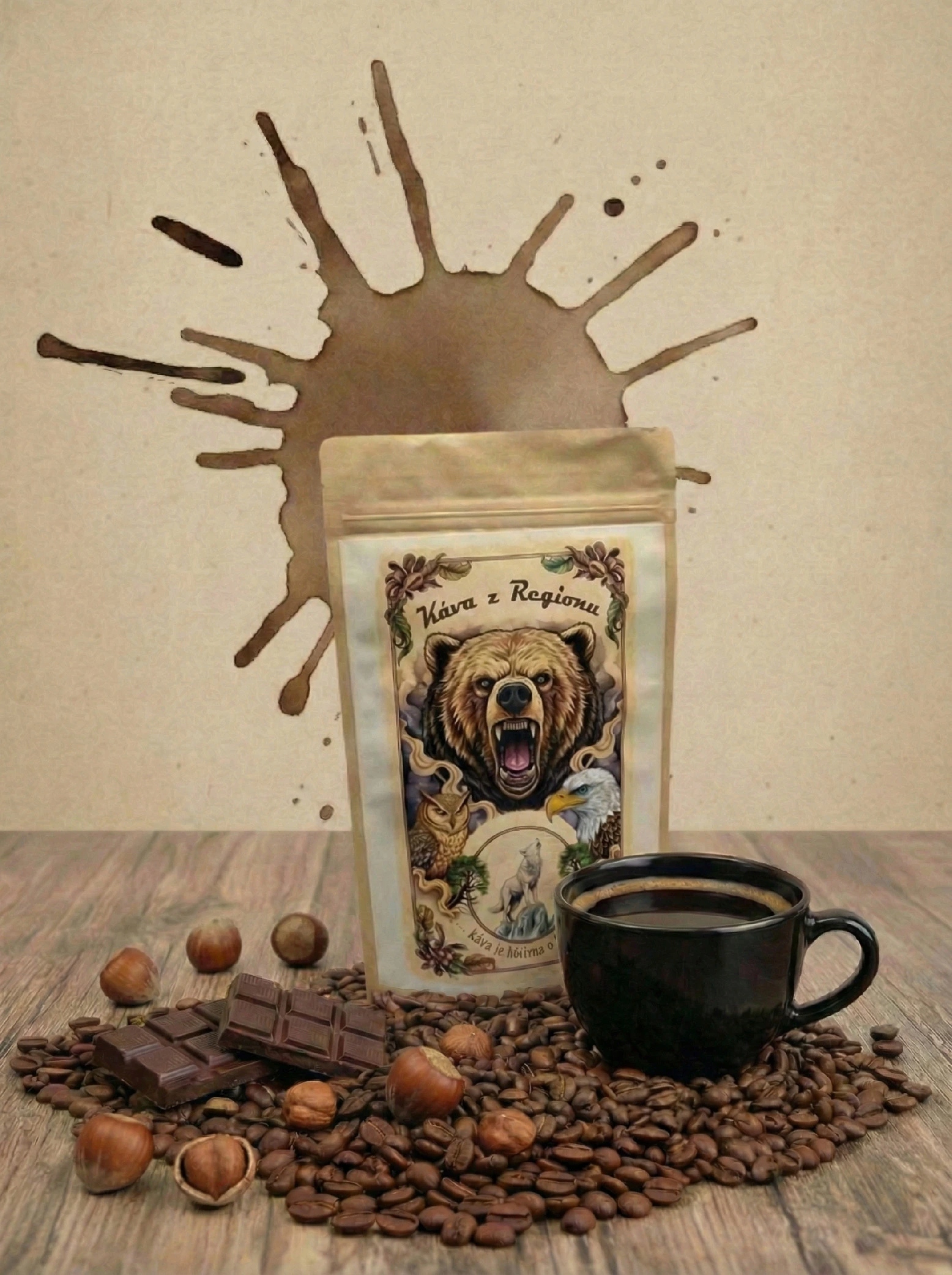 Levně Espresso Krizovka zrno, Sáček: 1 kg