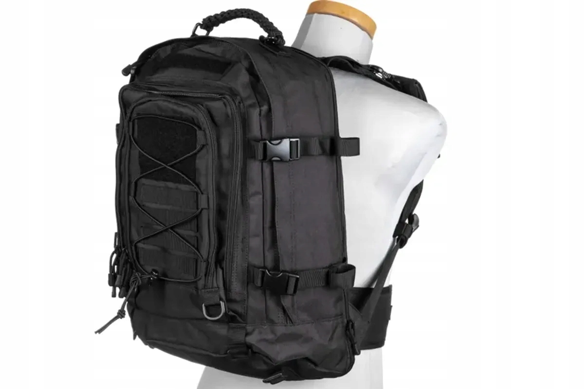 Plecak Tactical 30L Czarny Wojskowy Taktyczny Molle Survival Miejski