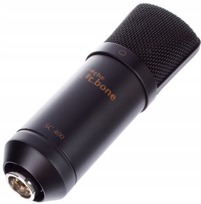 Mikrofon kondensatorowy pojemnościowy studyjny the t.bone SC 400 ZESTAW Kod producenta 156266