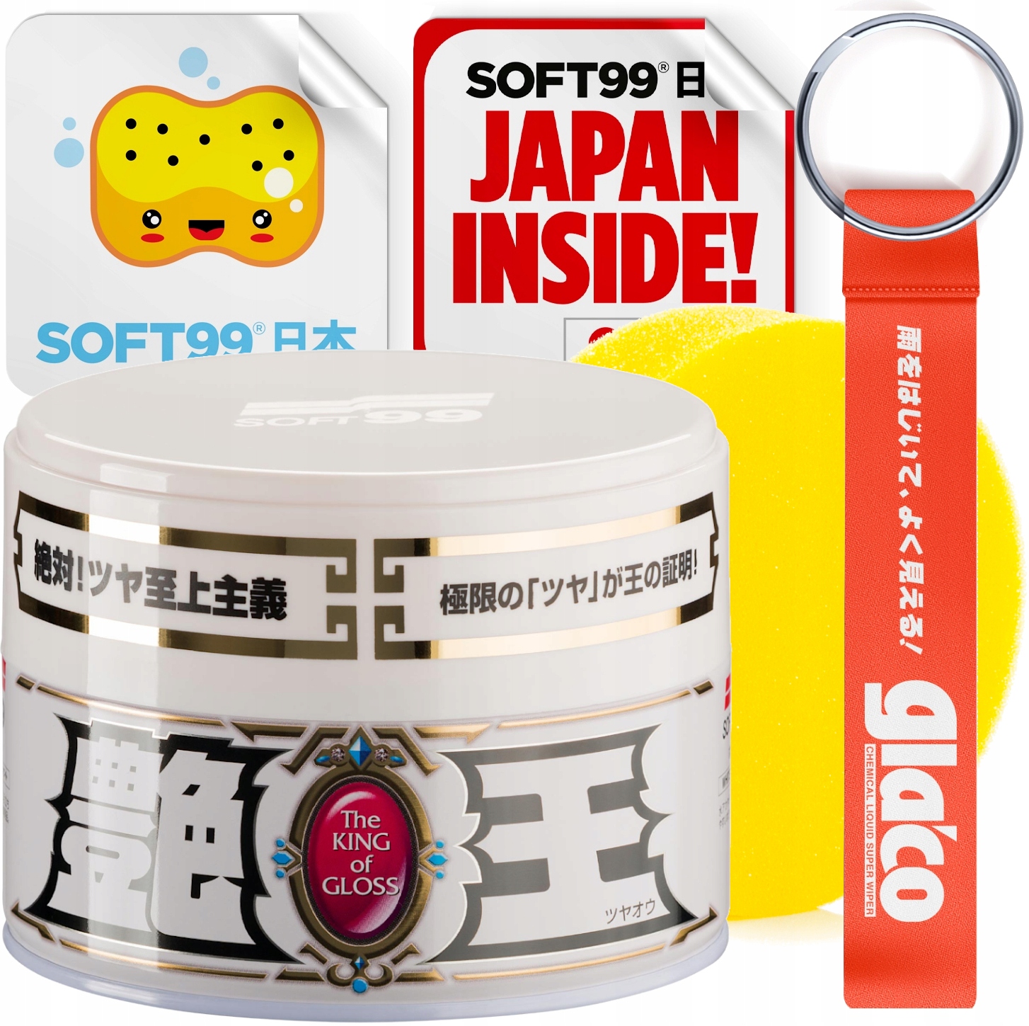 

Soft99 King of Gloss White Wosk Wysoki Połysk 300g
