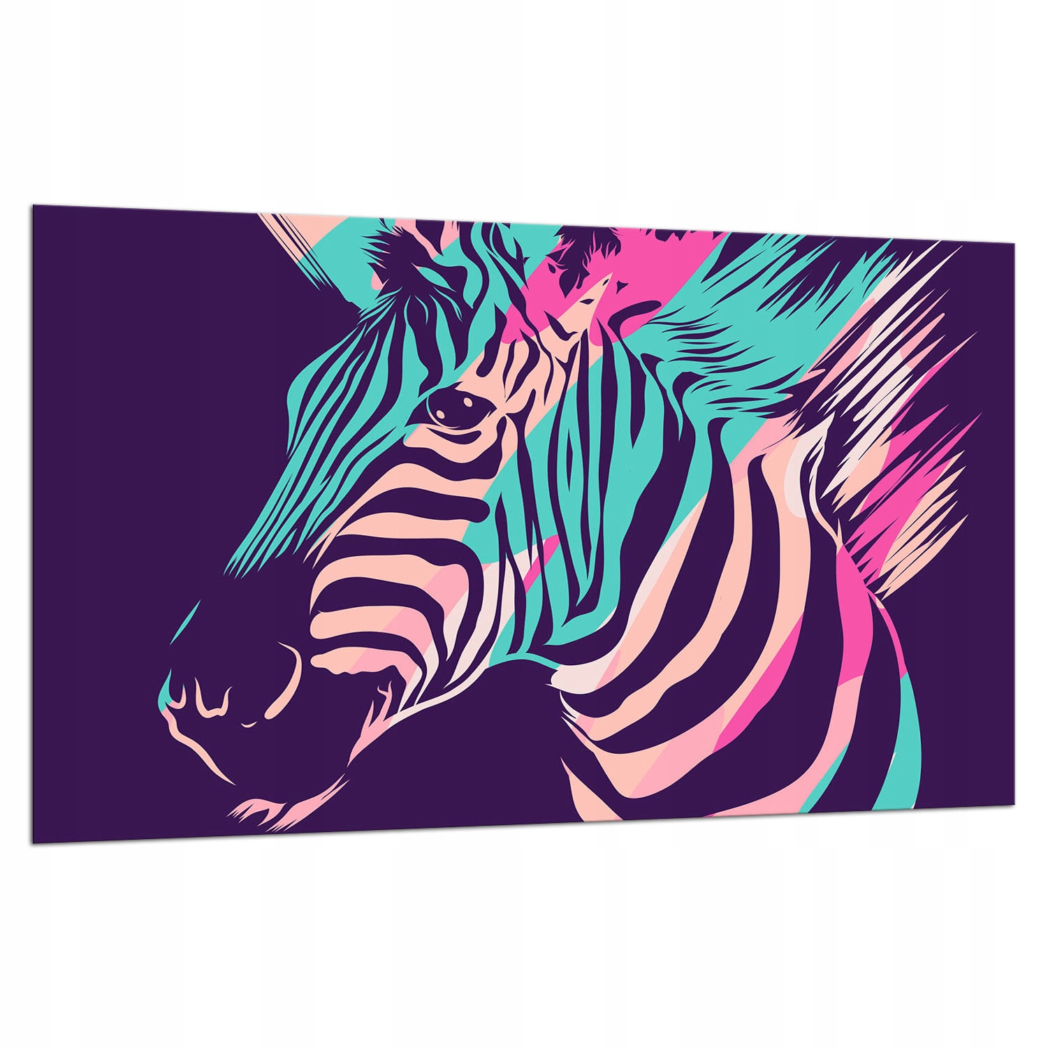 7v1 Skleněná Ochranná Deska Na Sporák 80x52 Zebra