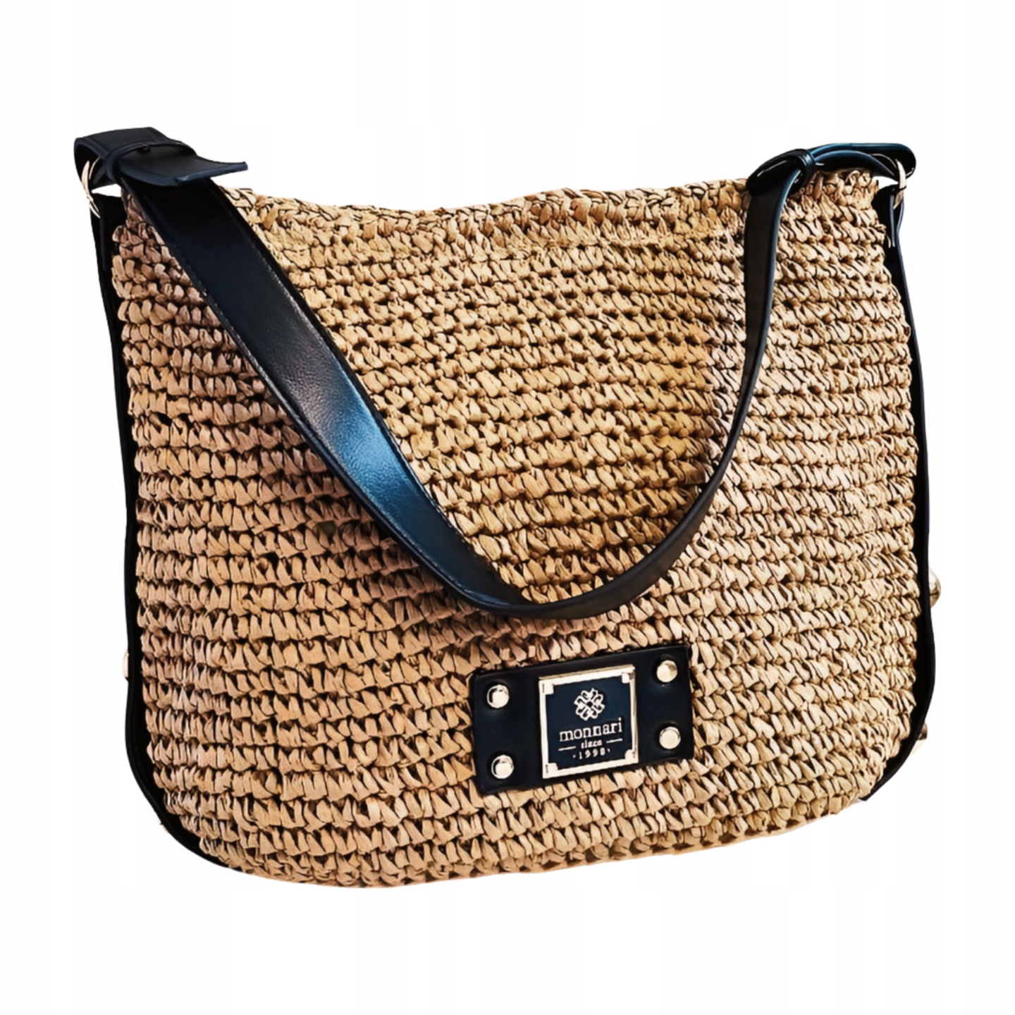 Monnari kabelka přes rameno košík béžová s černou