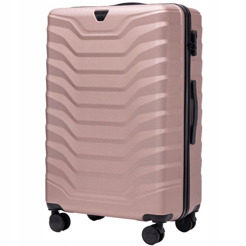 Kufr Wings Abs Střední Peafowl 4 Kola 24" 63 L Rose Gold