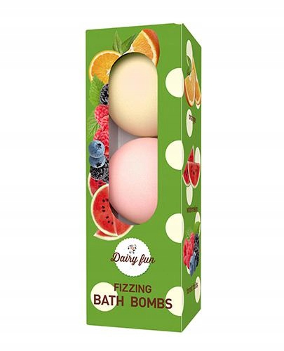 DAIRY FUN MUSUJĄCE KULE DO KĄPIELI 3x100 ARBUZ / OWOCE LEŚNE / POMARAŃCZA