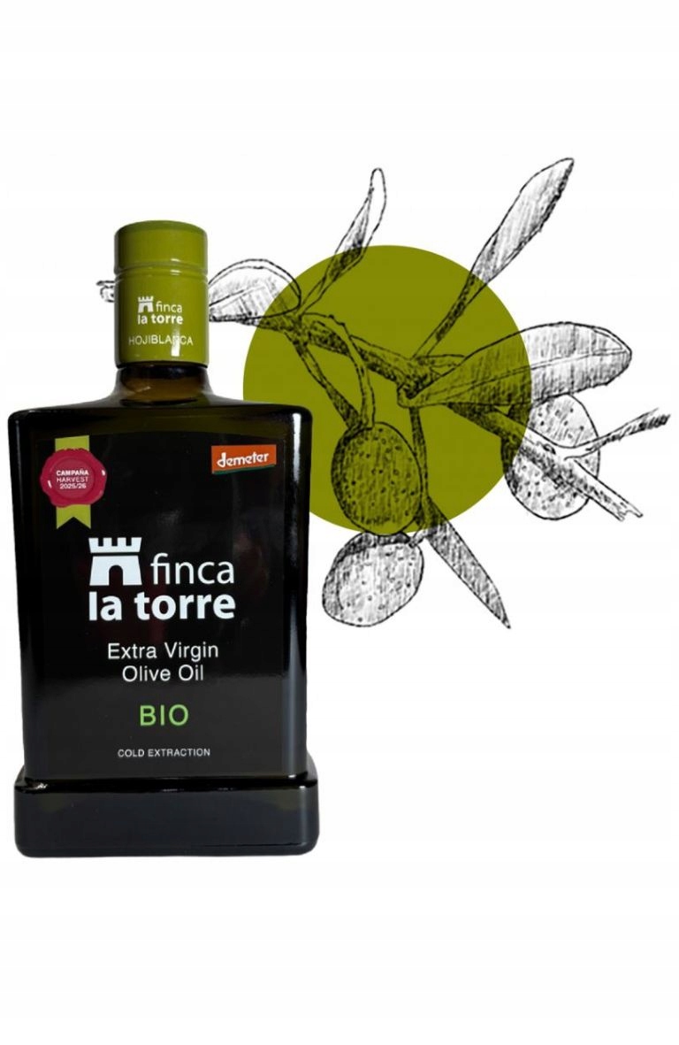 Levně Bio olivový olej Aove Hojiblanca Finca la Torre, sklizeň 2025, 500 ml