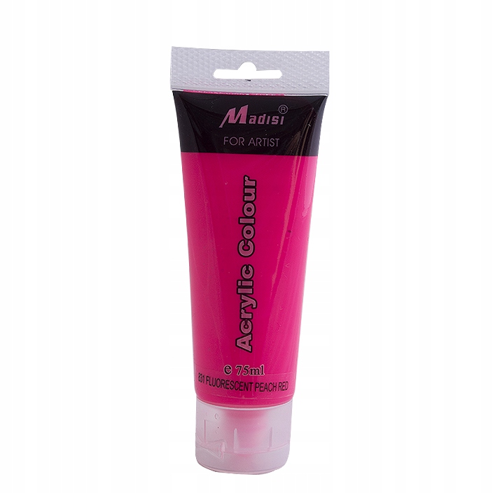 Farby akrylowe Akryl 75ml fluor 831 Peach Red
