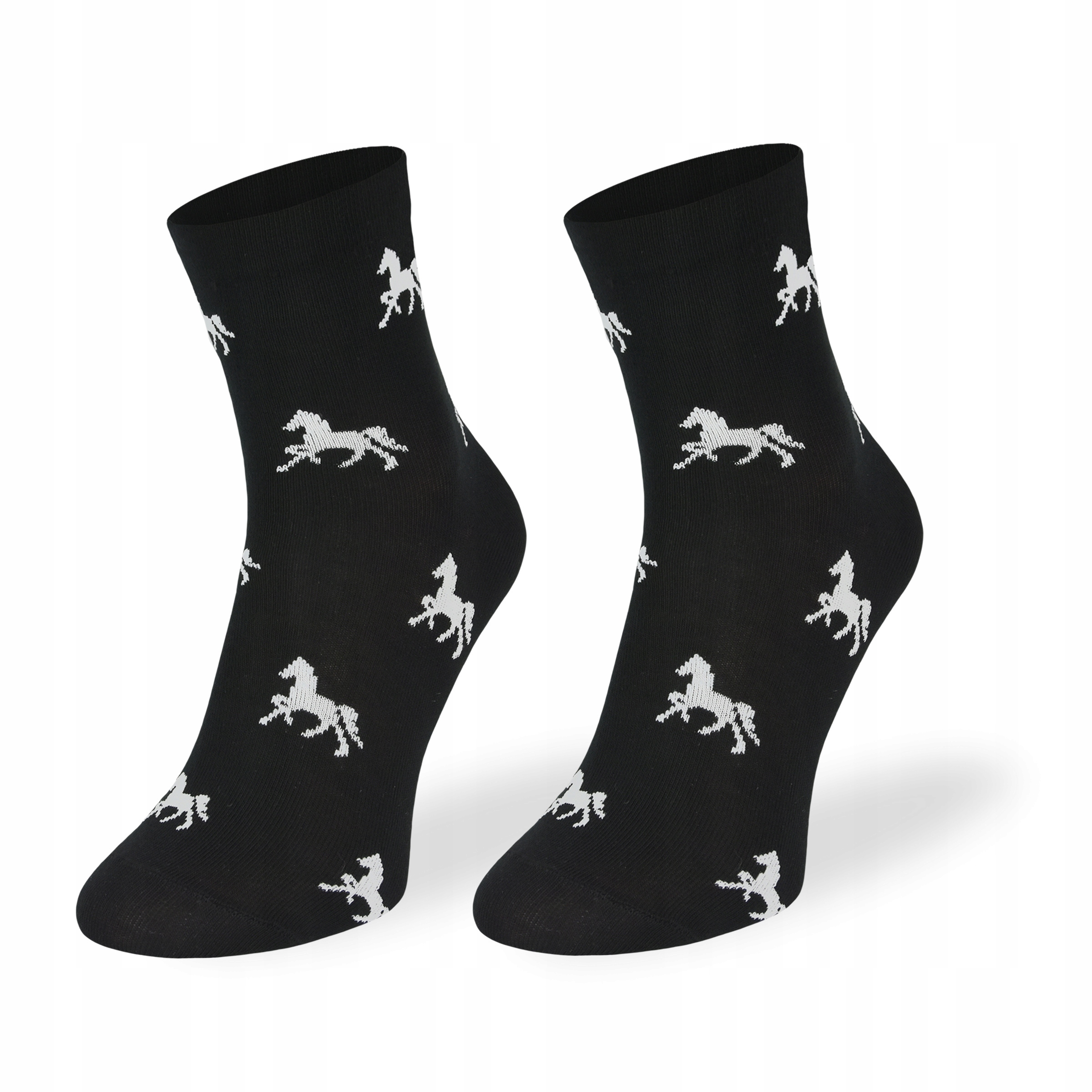 

Czarne krótkie skarpety casual dla jeźdźca 35-38