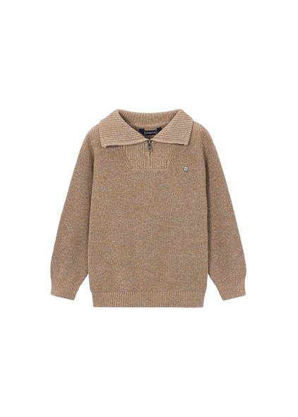 Mayoral Sweter z Suwakiem 4307 Brązowy -rozm 134
