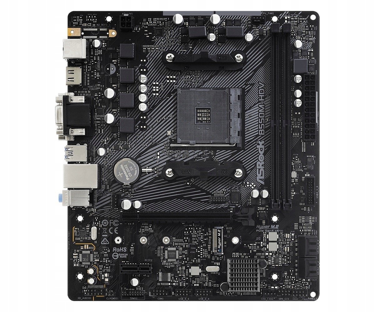 ASROCK B550M-HDV mATX AM4 DDR4 — 4