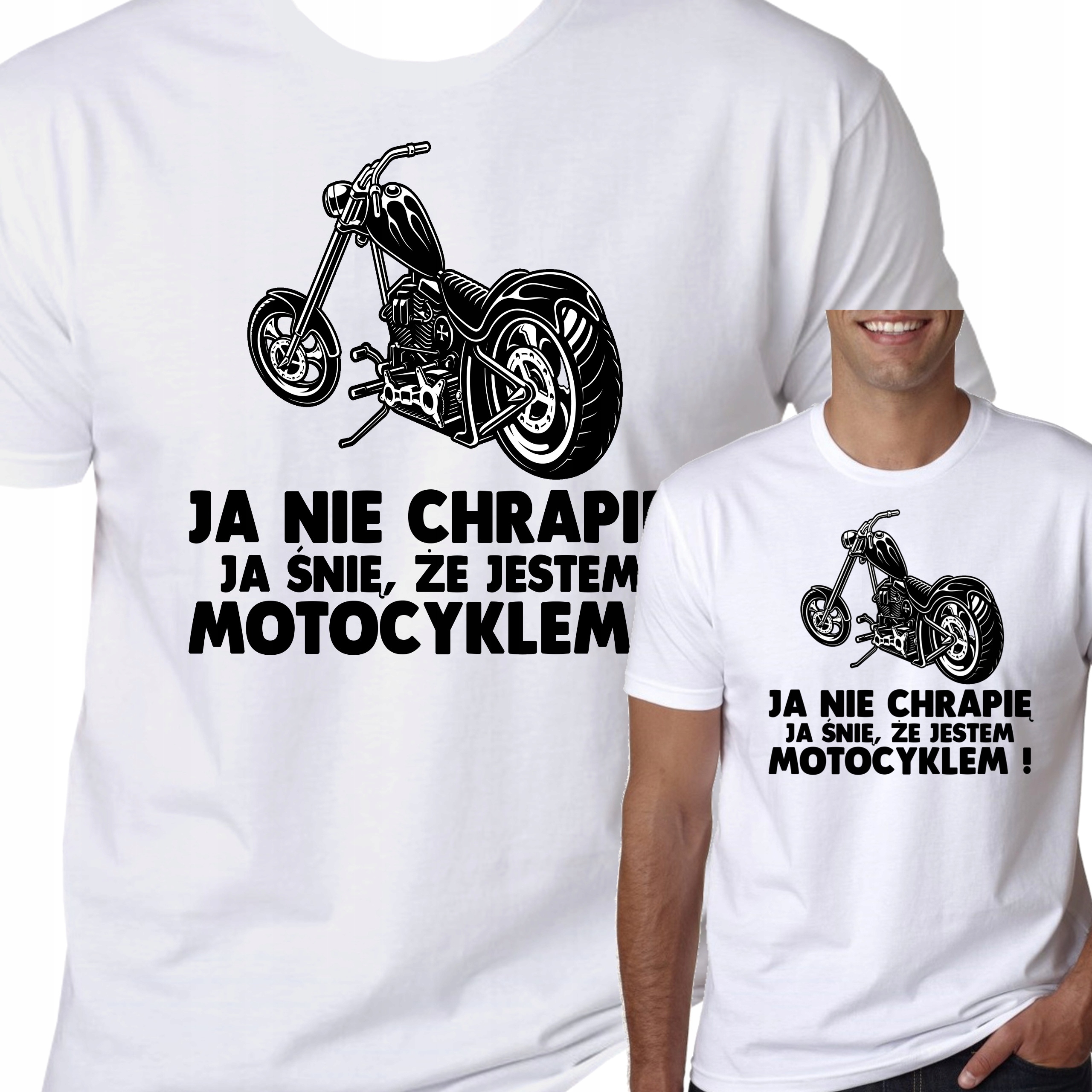 

Koszulka Ja Nie Chrapię Snię Motocyklem S 1019