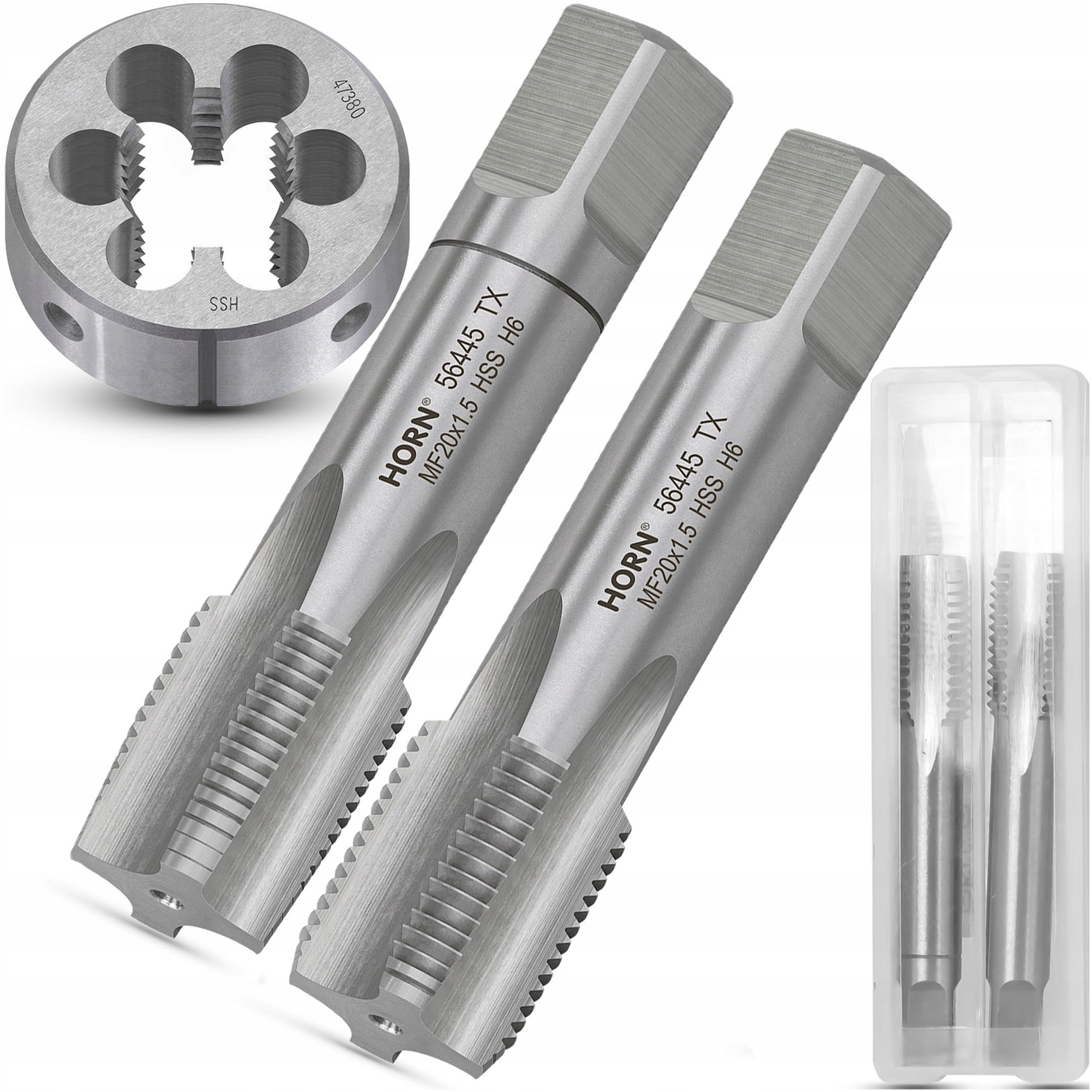 

Gwintowniki M20 Ręczny 2szt M20x1.5 Narzynka