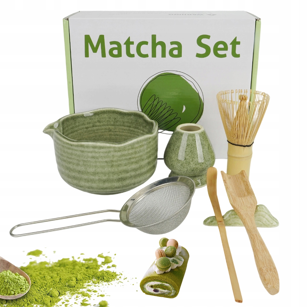 Levně Sada Nářadí 7 Ks Pro Japonskou Matchu Tradiční Dárkové Vaření