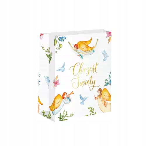 Torba ozdobna Chrzest Święty 20x15x10cm