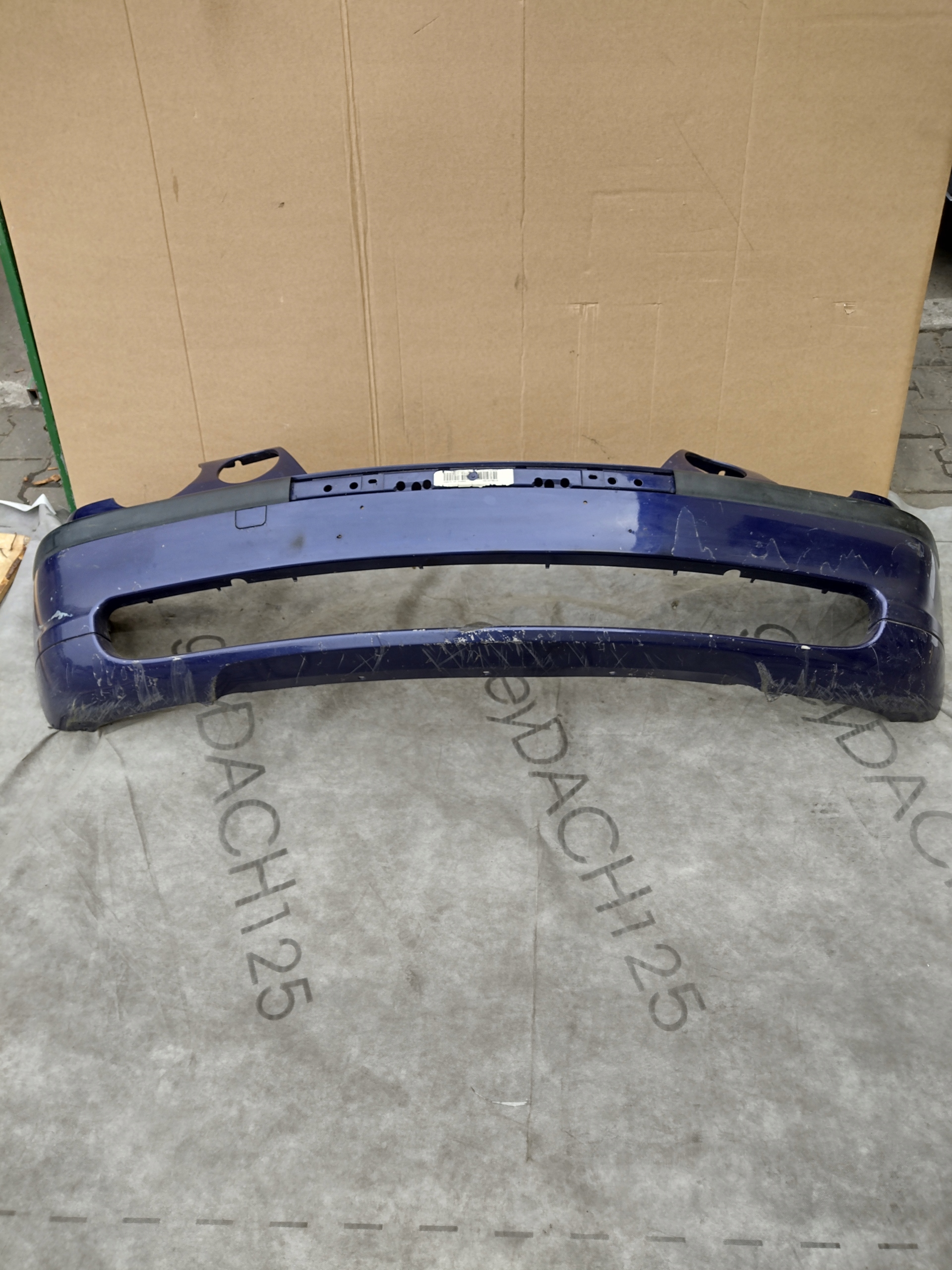 bumper front BMW 3 E46 Compact k: Velvetblau
