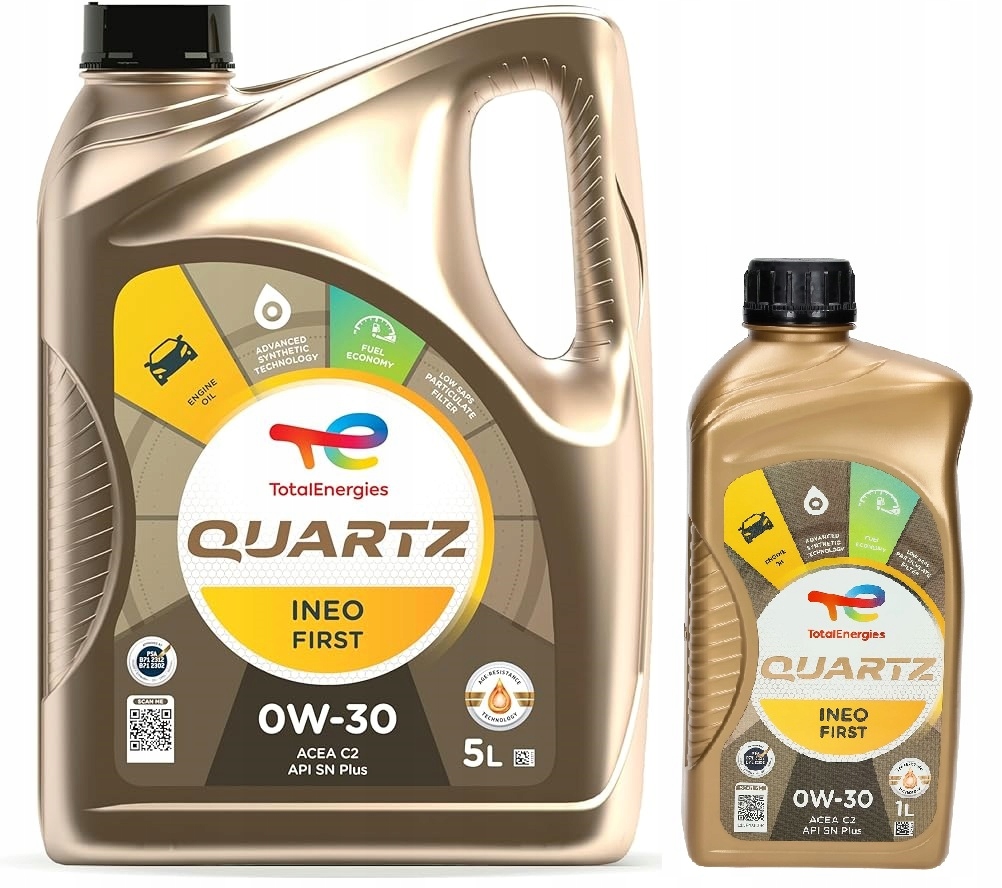 Olej Total Quartz Ineo First 0W30 0W-30 (5+1) 6L B712312 Acea C1=C2 0W30 6L