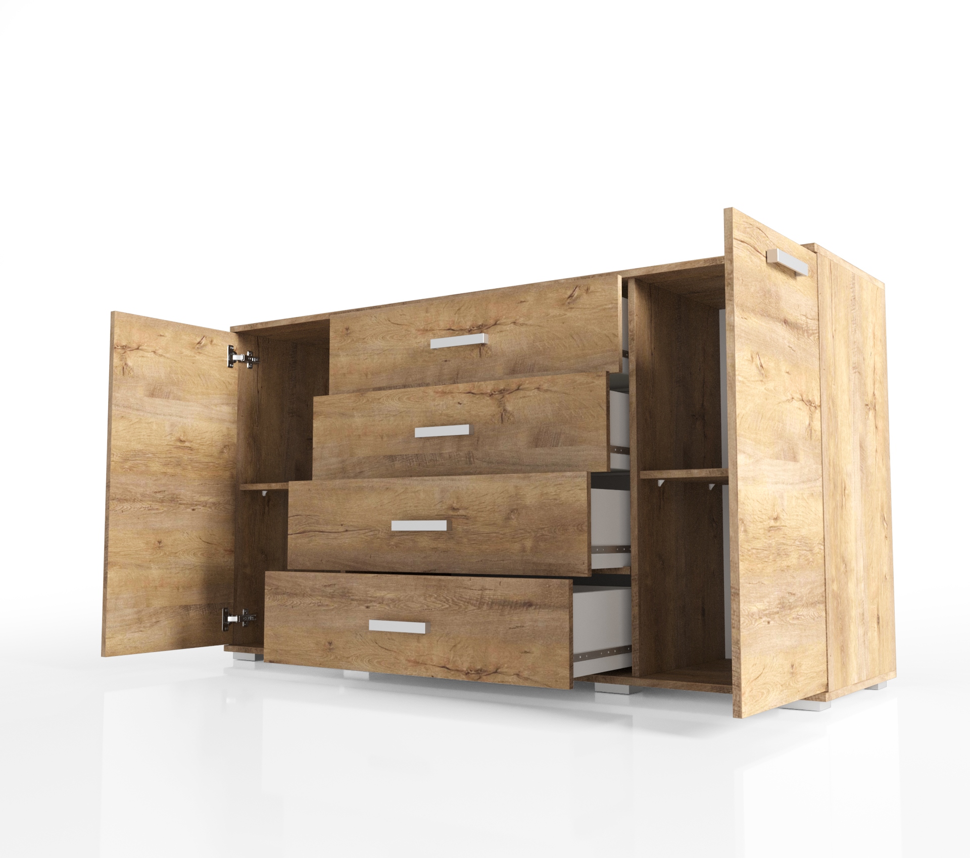 

Komoda Z Szufladami 160 cm VK08 Płyta 18 mm O-sofa