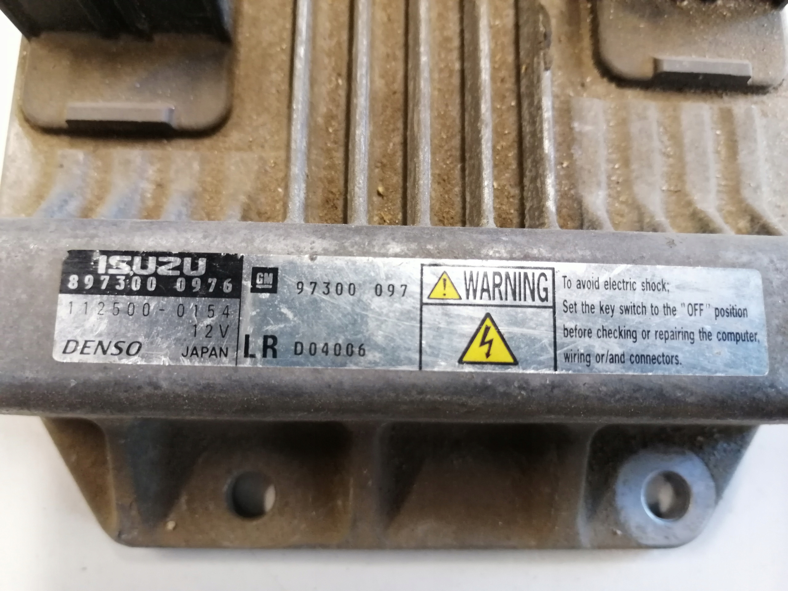 control unit of the engine MERIVA A CORSA C 97300097 LR
