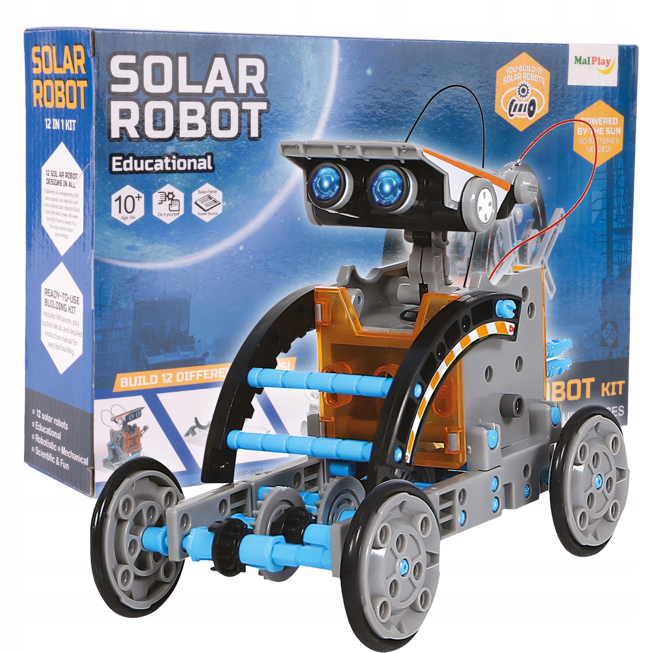 ROBOT SOLARNY 13w1 ZESTAW KONSTRUKCYJNY EDYKACYJNY ZABAWKA DLA DZIECI Kolor dominujący wielokolorowy