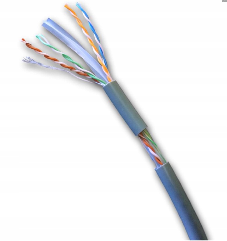 Datacom Utp flex, Cat6 Pvc, sivý, 305m, lanko 1175