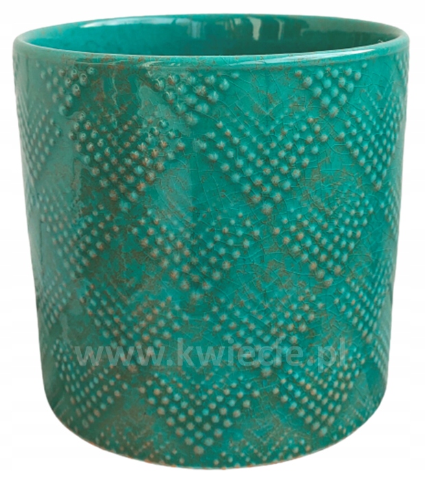 

Osłonka Ceramiczna Doniczka Turkusowa 16 cm
