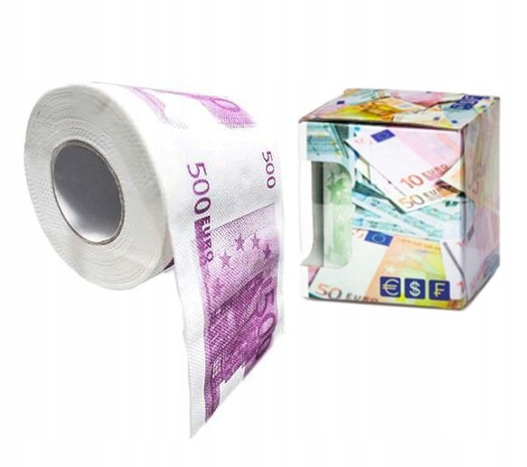 

Papier Toaletowy 500 Euro Eur Śmieszny
