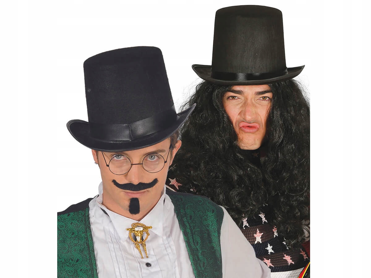 Kapelusz Cylinder czarny Przebranie Strój Karnawał Marka Guirca