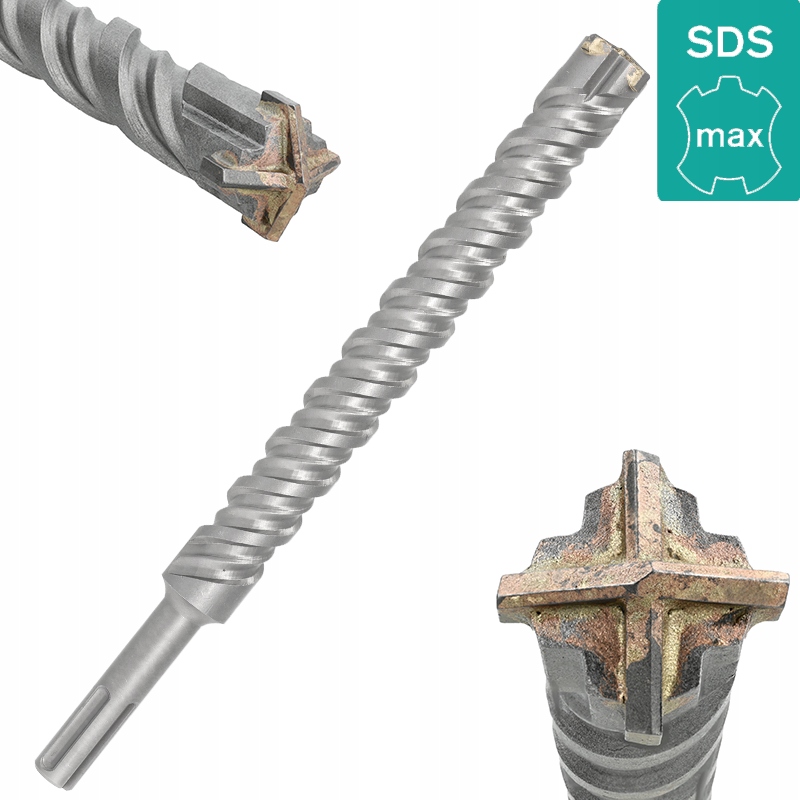Vrták Sds Max 35x540 mm do betonu základy 4 čepele Waart