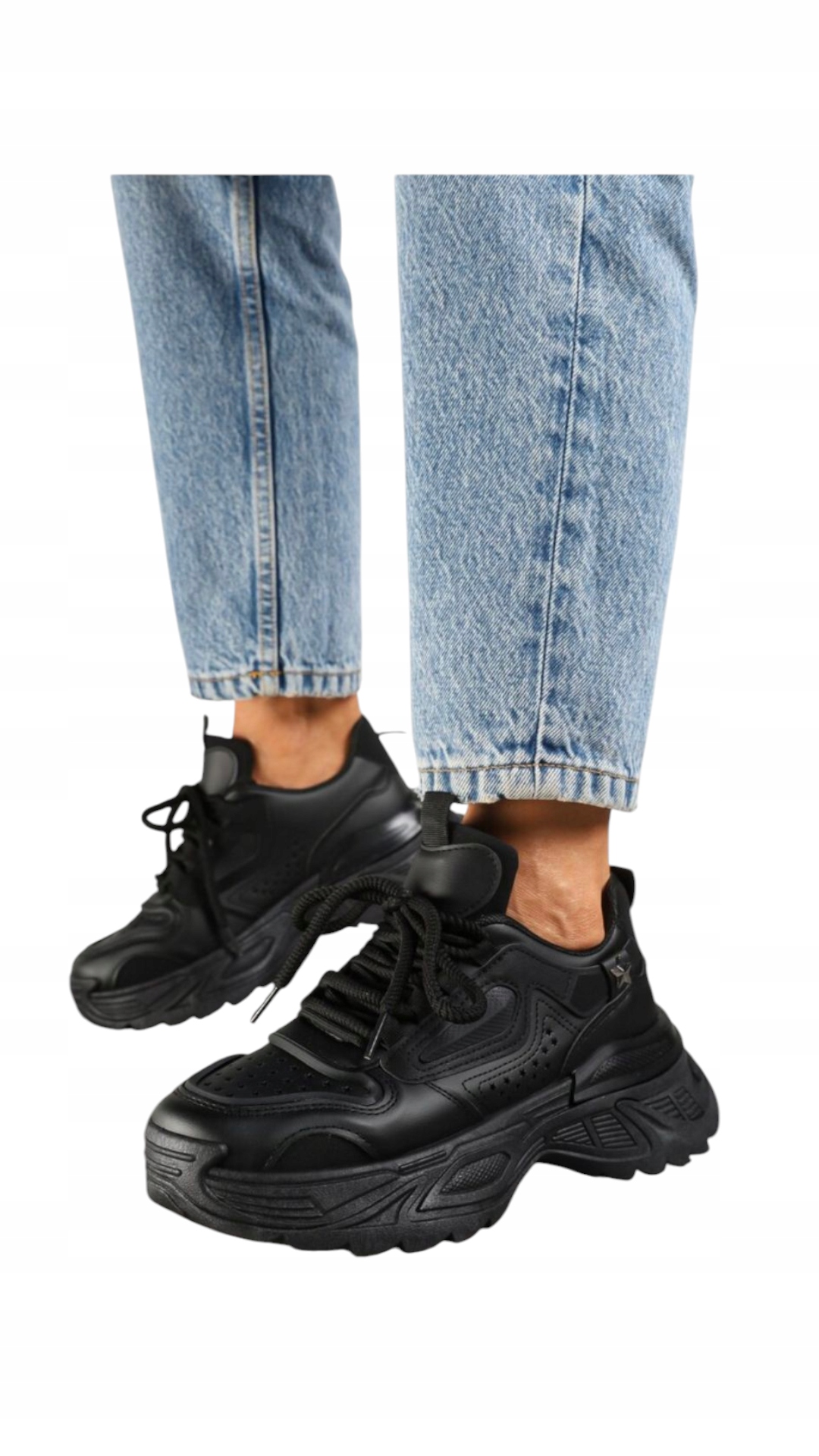 Dámské sportovní tenisky Adidasy Seastar na platformě, černé, velikost 39