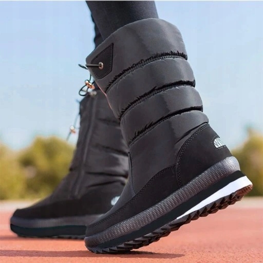 2 par BUTY DAMSKIE SNIEGOWCE ZIMOWE OCIEPLANE SNIEGOWCE DAMSKIE CIEPLE Kolor czerwony