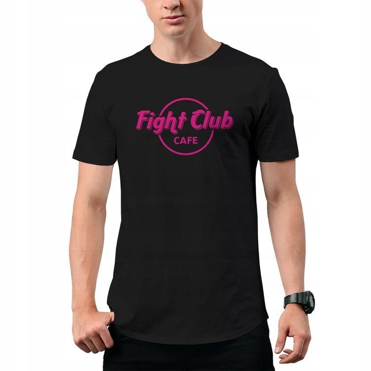 

Koszulka T-Shirt Fight Club Cafe Logo Czarna L