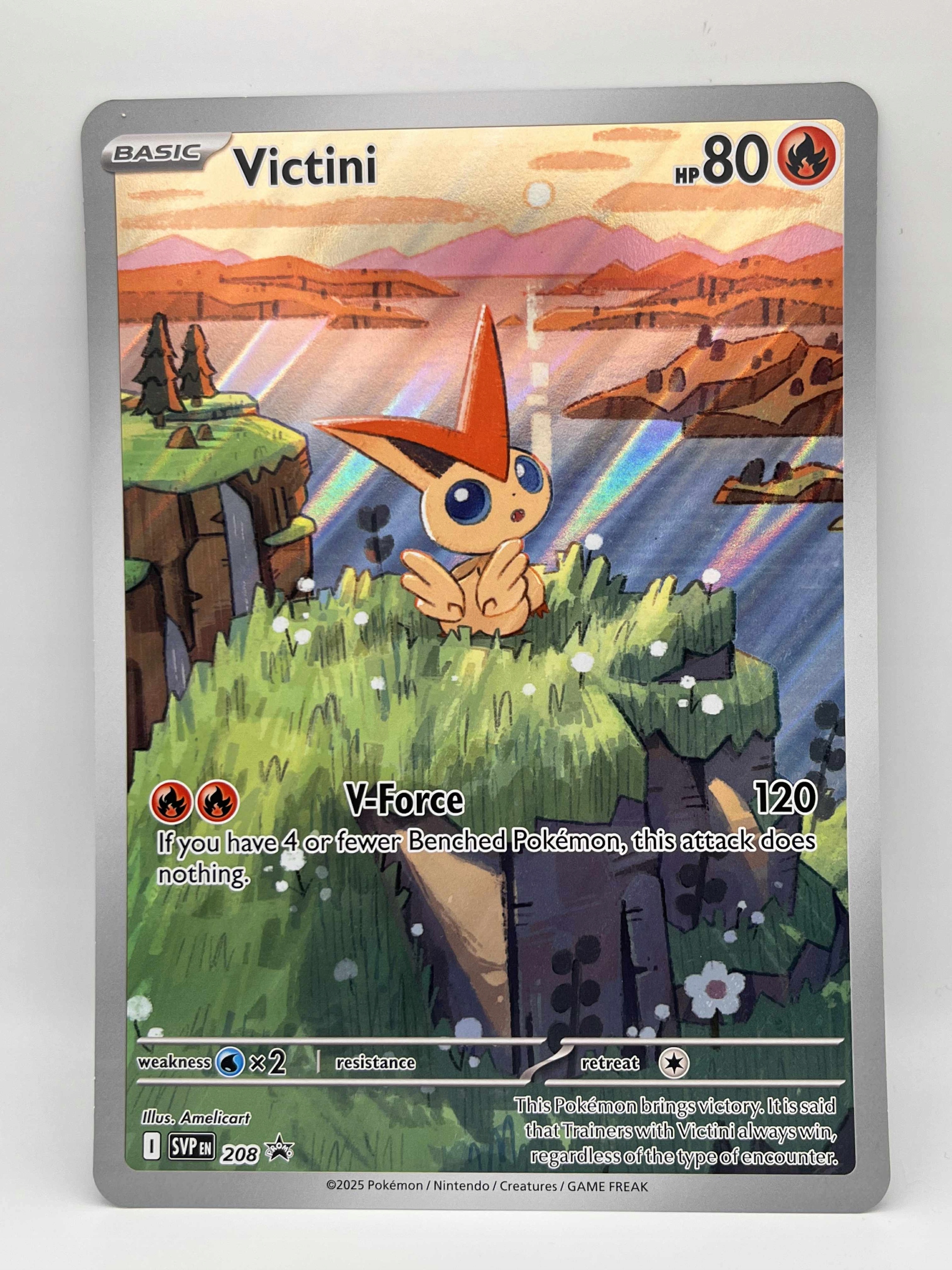 Karty Pokemon JUMBO (SVP 208) Victini • Opinie - Allegro
