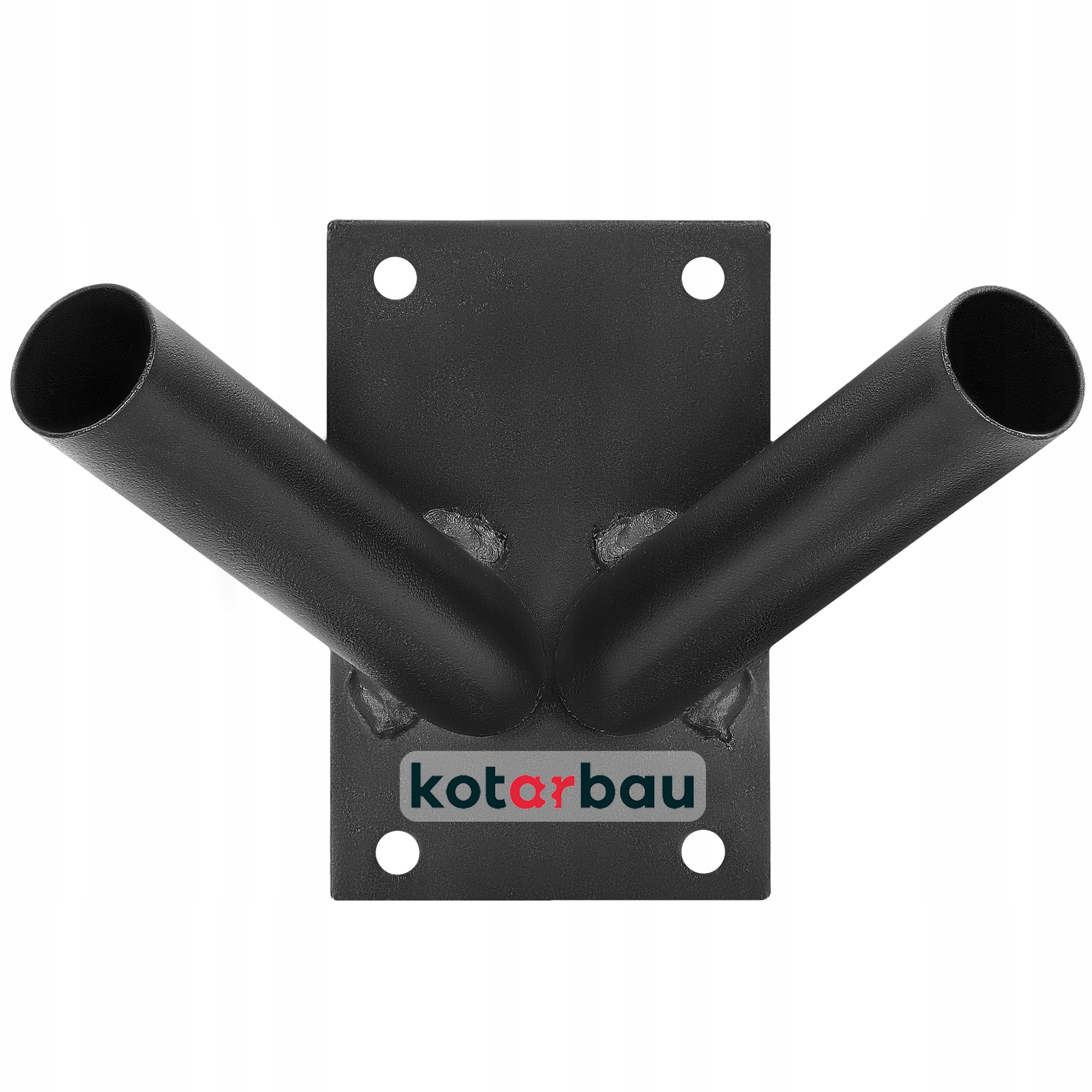 PODWÓJNY UCHWYT FLAGOWY ŚCIENNY MOCOWANIE FLAGI ELEWACYJNY FASADOWY 2-RAM