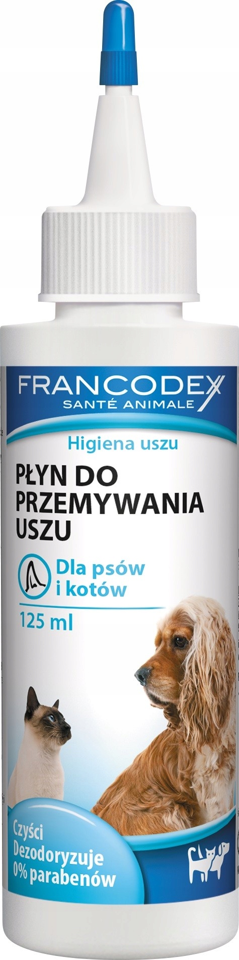 

Francodex Płyn do mycia uszu psów i kotów 125ml