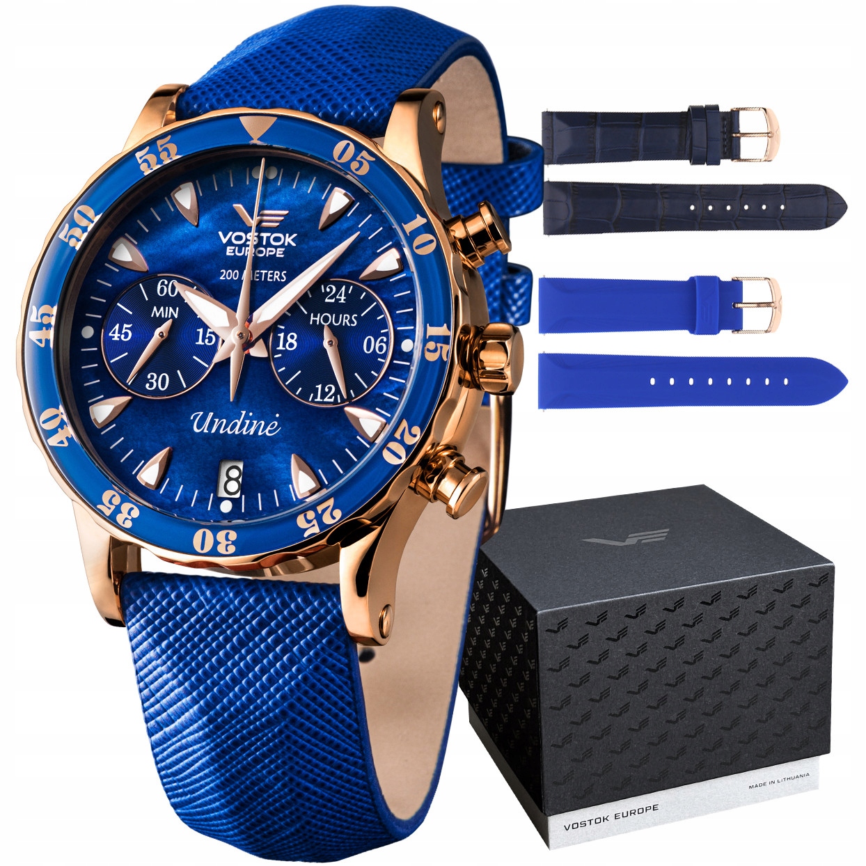 Dámské hodinky Vostok Europe VK64-515B670 modré