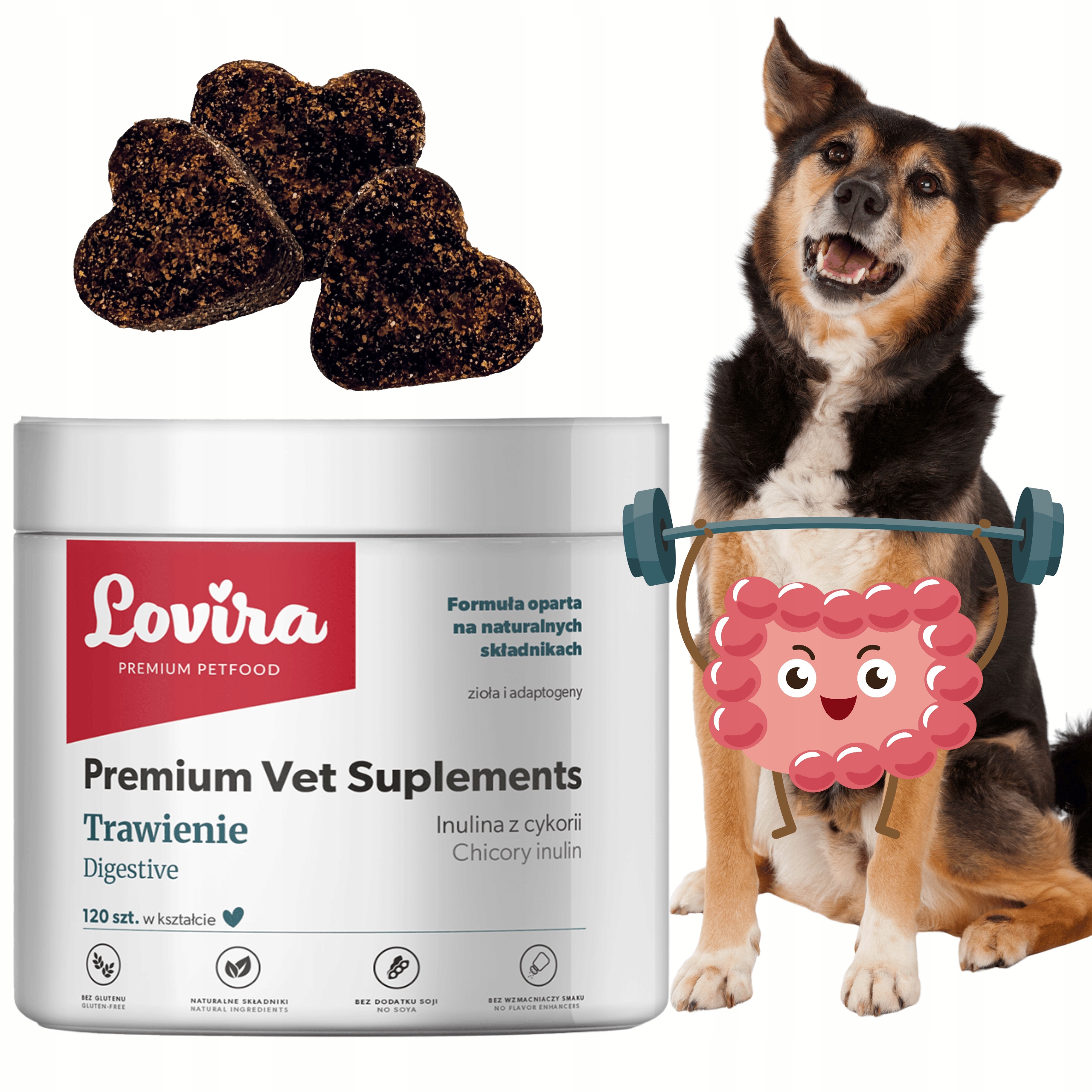 Vet Doplňky Pro Psa Na Trávení 120 ks Probiotika játra na střeva