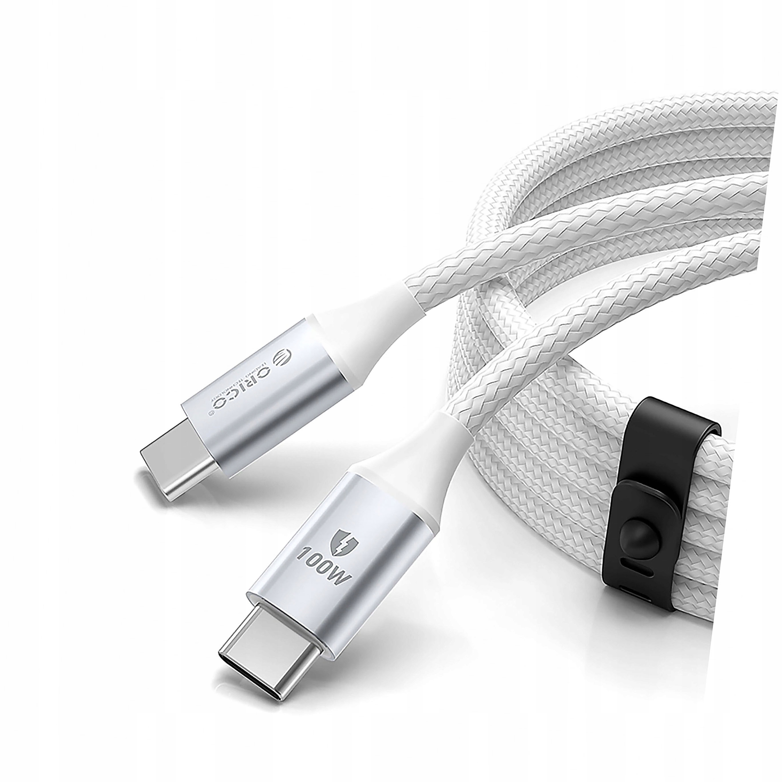 Kabel Orico CDX 100W 5A Power Delivery Usb-c Usb-c 1m biały