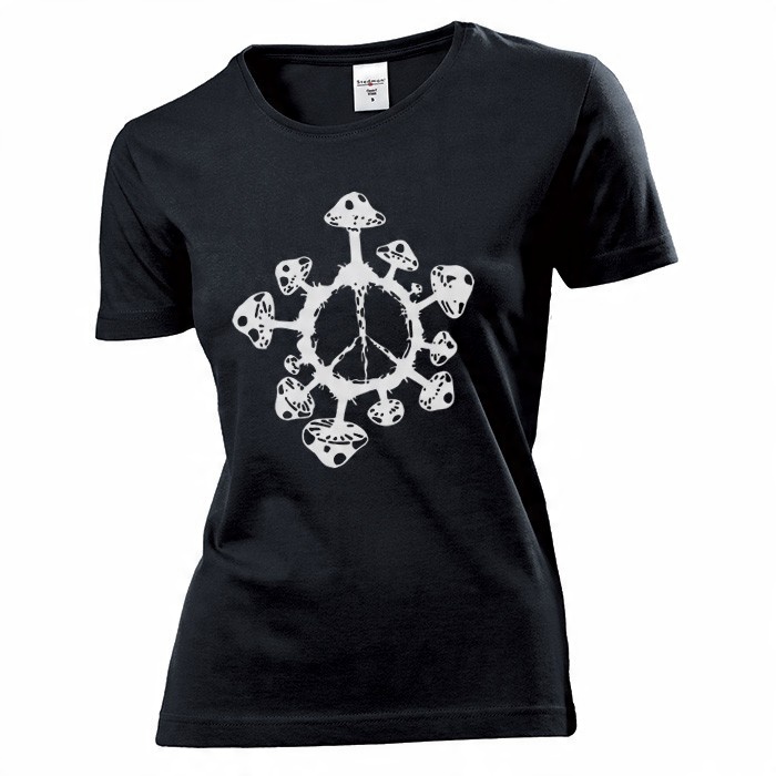 

Koszulka damska Peace Grzybki Halucynogenne c XXL