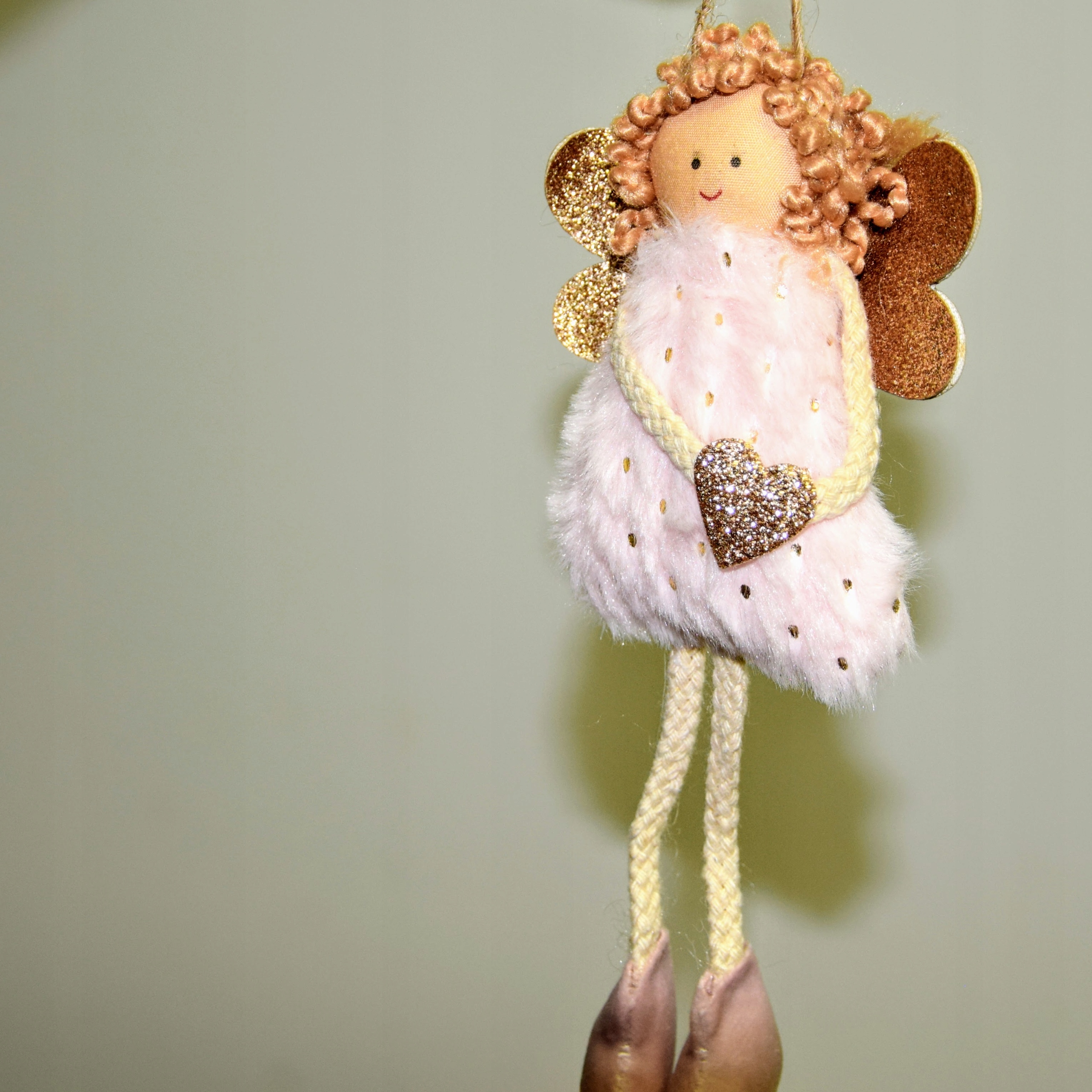 OZDOBA CHOINKOWA ANIOŁEK RÓŻOWY 9X10X3CM Rodzaj Inny rodzaj