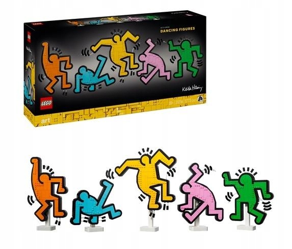 Lego(r) Art 31216 Keith Haring tančící postavy
