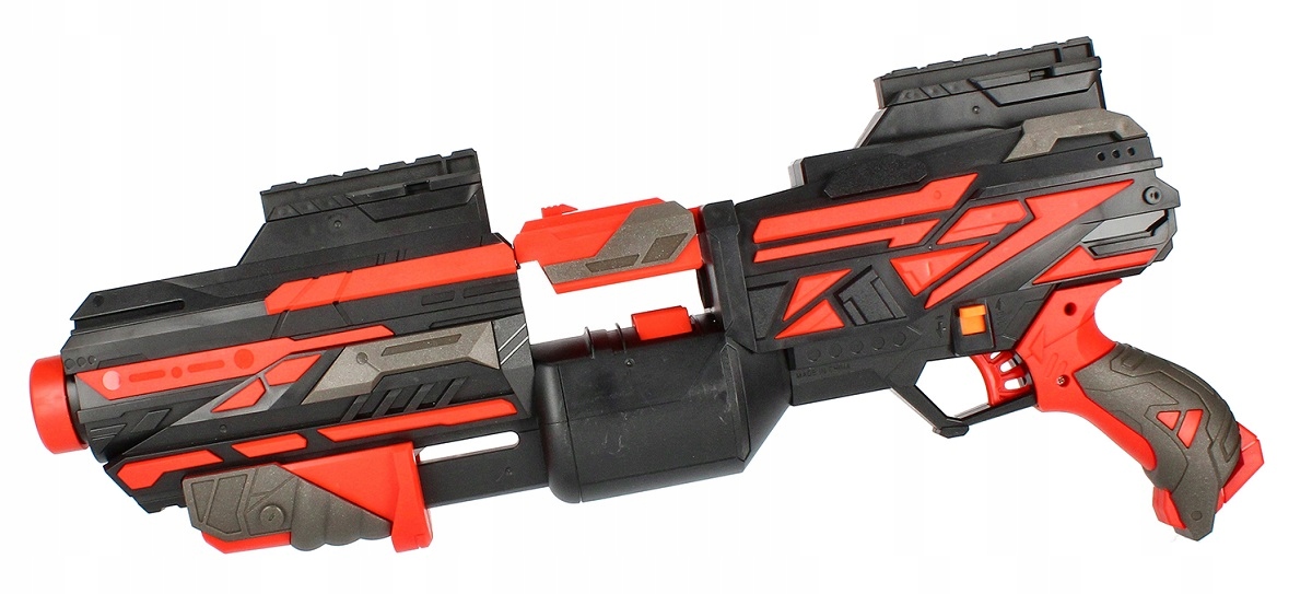 WYRZUTNIA PISTOLET NA STRZAŁKI MAGAZYNEK 460089 Bohater Inny