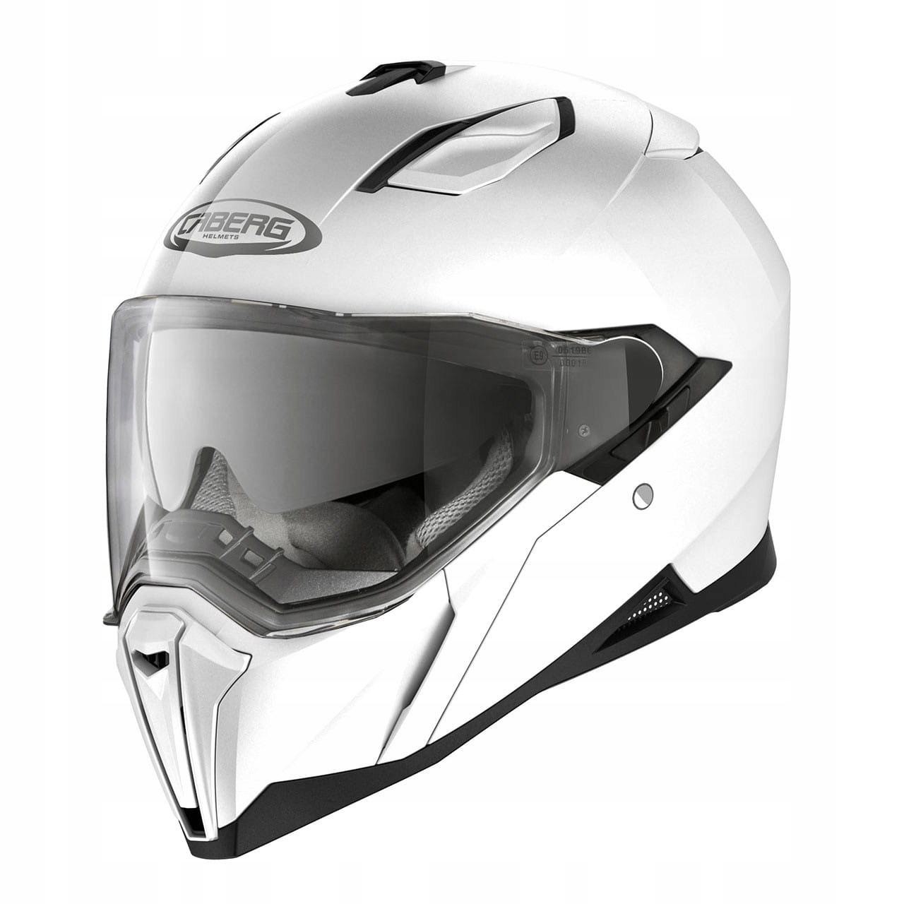 Kask Motocyklowy Integralny CABERG JACKAL BIAŁY 2X