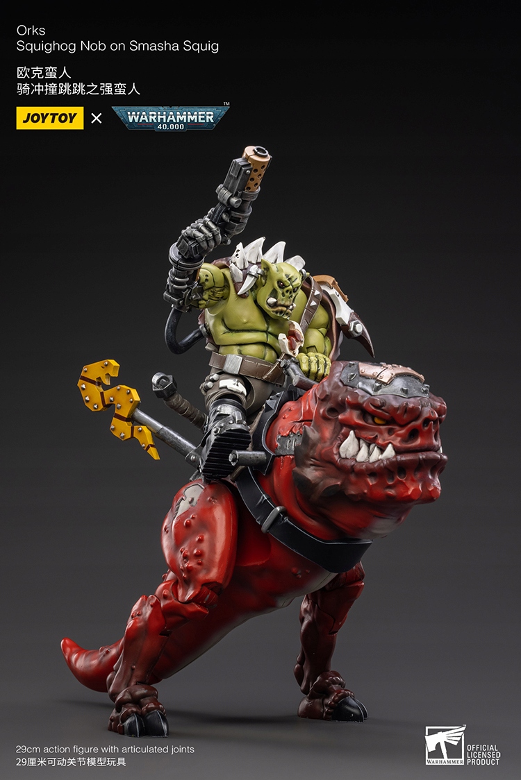 Akční figurka Orks Squighog Nob On Smasha Squig