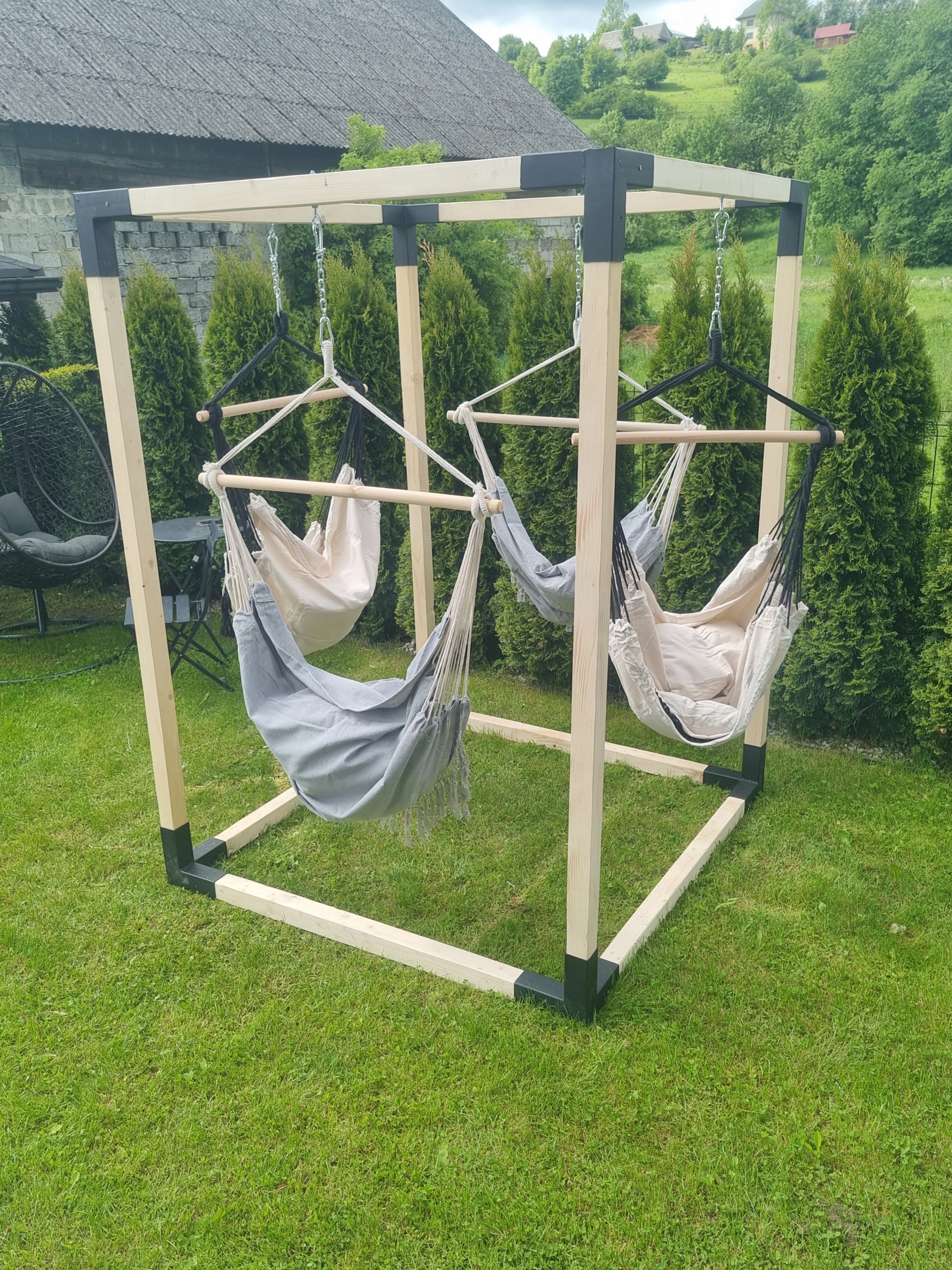 Pergola altán Kostka zahradní treláž moderní stylová pro zahradu terasy