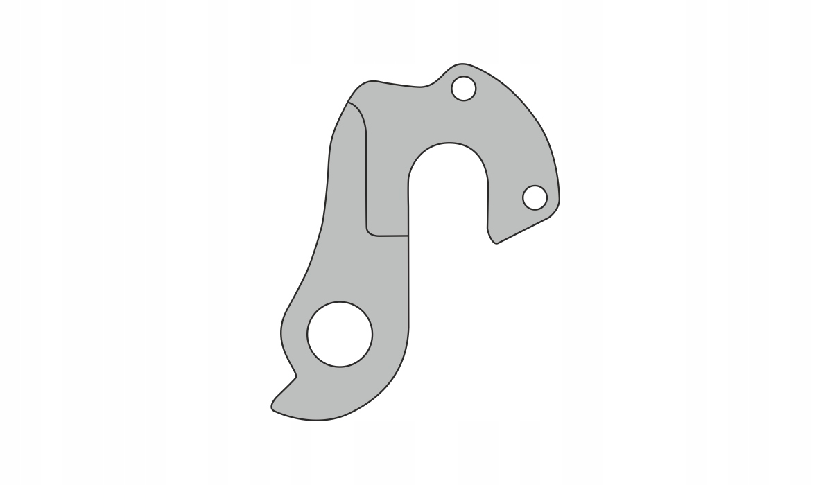 Hak Przerzutki Kross Level Evado 8/10 Trans DP62