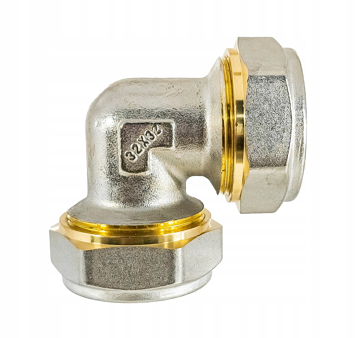 KOLANO RÓWNOPRZELOTOWE PEX ALUPEX SKRĘCANE FI 32x32 MOCNY MOSIĄDZ DIAMOND Stan opakowania oryginalne