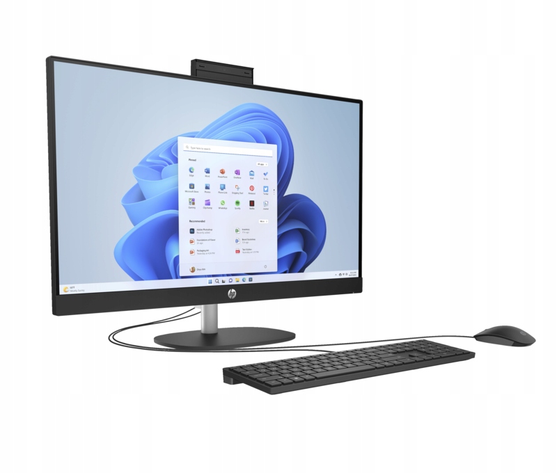 Počítač All in One do kancelárie Hp 27 Amd Ryzen 3 8GB Ssd 512GB Radeon