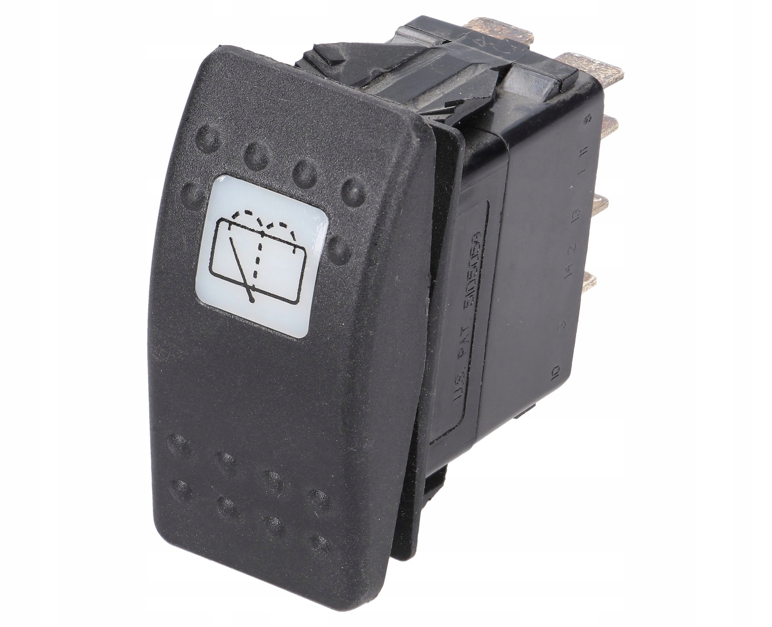 vypínač, přepínač 3 polohy 7 Pin Mf 36x21mm