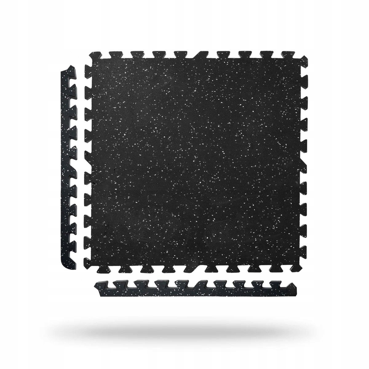 Mata Puzzle Pro Black 4 Części Odporna Na Wodę Tłumi Hałas GymBeam