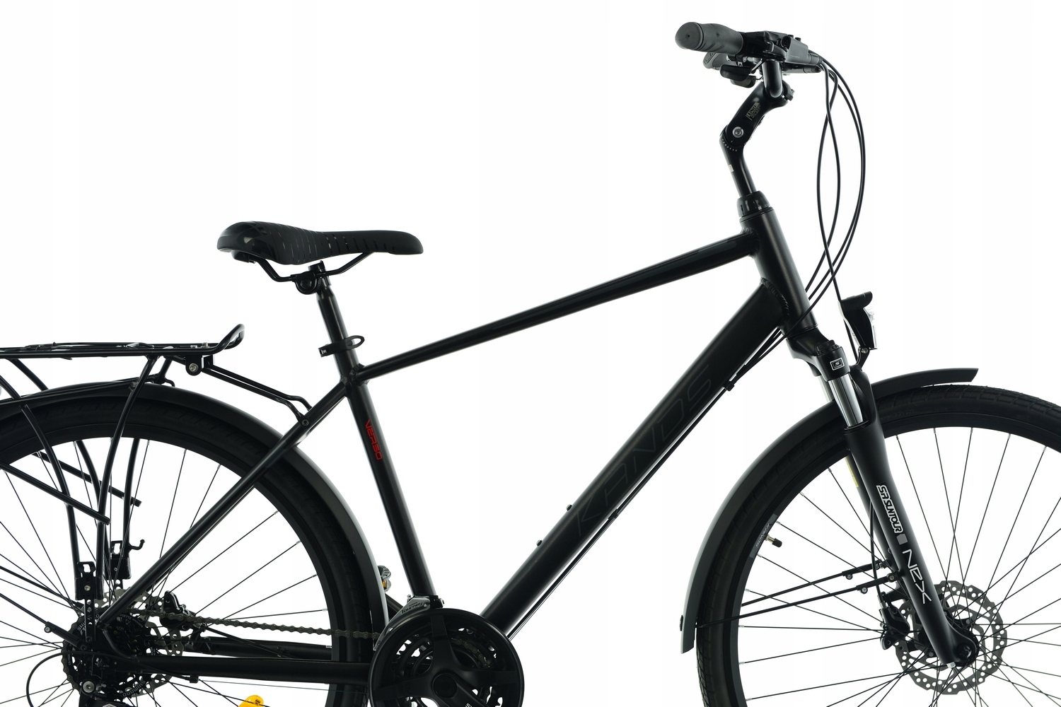 Rower Trekkingowy Kands 28 Verso V1 r21' czarny SHIMANO HYDRAULIKA r25M